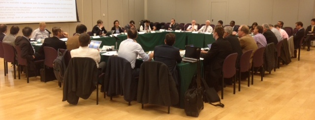 Participants deliberate P3 Renegotiation issues at the October International Transport Forum (ITF) Roundtable at Mason’s campus in Arlington, Virginia.